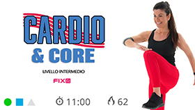 allenamento veloce con core e cardio della durata di 11 minuti