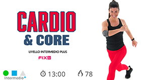 allenamento veloce con esercii cardio e varianti plank