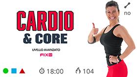 allenamento veloce con esercii cardio e varianti plank