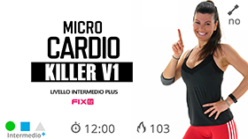 allenamento Micro Cardio Killer V per migliorare resistenza e agilità