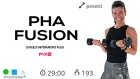 allenamento PHA Fusion con esercizi in tecnica PHA e cardio integrato