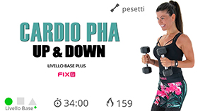 allenamento PHA con tonificazione di braccia e spalle, gambe e glutei con cardio