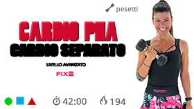 allenamento cardio e di tonificazione mirata in tecnica PHA