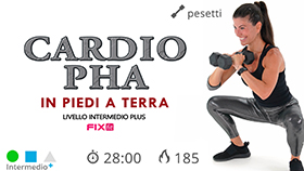 allenamento cardio PHA stimolante con tonificazione ed esercizi cardio dinamici