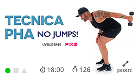 allenamento veloce con esercizi di tonificazione in tecnica PHA