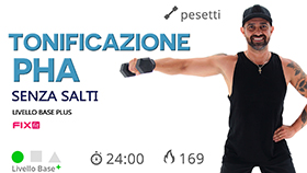 allenamento veloce con esercizi di tonificazione in tecnica PHA