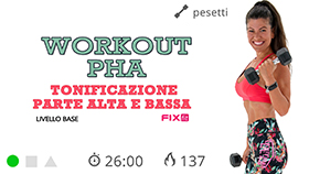 workout total body in tecnica PHA