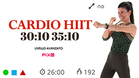 allenamento cardio HIIT ad alta intensità intervallata a basso stimolo muscolare