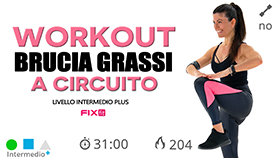circuito cardio con esercizi senza salti