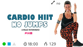 allenamento Cardio HIIT dinamico per migliorare la capacità cardio respiratoria e bruciare calorie