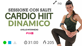 allenamento cardio HIIT con esercizi dinamici per migliorare l'agilità