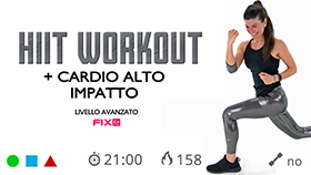 allenamento HIIT e cardio ad alta intensità con pochi recuperi