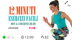 allenamento HIIT a circuito con esercizi semplici