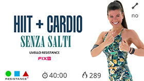 allenamento con fasi di lavoro cardio e fasi di lavoro HIIT