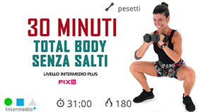 allenamento total body  con tonificazione mirata e cardio
