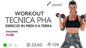 allenamento di tonificazione e cardio con esercizi di facile esecuzione