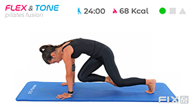 allenamento di pilates con focus parte bassa e schiena