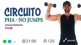 circuito veloce di tonificazione total body in tecnica PHA