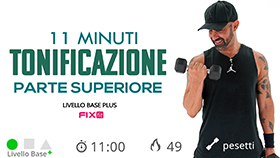 allenamento  veloce per tonificare la parte superiore