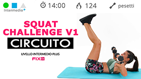 allenamento circuito Squat Challenge V1