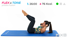 allenamento di pilates con focus addome e core stability