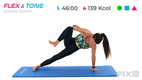 allenamento di pilates con focus addome e core stability