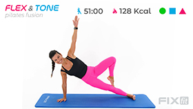 allenamento di pilates con esercizi impegnativi per migliorare il tono muscolare e aumentare la flessibilità.