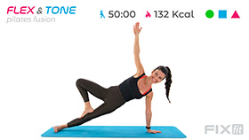 allenamento di Pilates per gambe glutei e addome