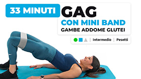 allenamento GAG con esercizi mirati per addome gambe e glutei