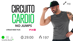 allenamento cardio a circuito con esercizi di facile esecuzione