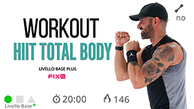 allenamento HIIT total body con esercizi di tonificazione e cardio