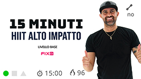 allenamento HIIT Total Body della durata di 15 minuti