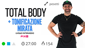 allenamento total body senza salti con pesetti ed esercizi mirati per la parte inferiore