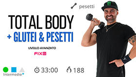 allenamento total body senza salti con pesetti ed esercizi mirati