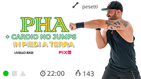 allenamento cardio PHA che si concentra sul lavoro mirato della parte superiore e inferiore del corpo