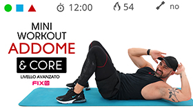 allenamento veloce di soli 12 minuti con solo esercizi addominali e varianti plank