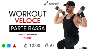 mini workout impegnativo per tonificare la zona bassa di gambe e glutei