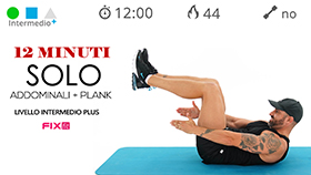 allenamento veloce per allenare la zona centrale del corpo con esercizi impegnativi