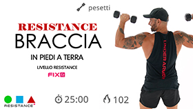 allenamento mirato con 3 blocchi di lavoro, tempi fino a 60 secondi per gruppi muscolari
