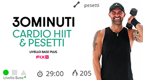 workout total body + cardio HIIT con salti