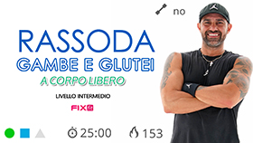 allenamento per tonificare gambe e glutei con cardio