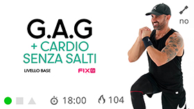 allenamento per tonificare gambe, addominali e glutei con cardio