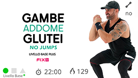 allenamento per tonificare gambe, addominali e glutei con cardio