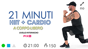 workout HIIT total body con cardio
