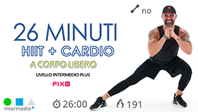 workout HIIT total body con cardio
