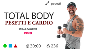 allenamento total body con cardio e tonificazione