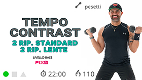 workout di tonificazione a cadenza variabile