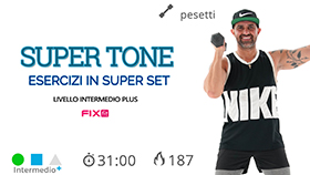 circuito in superset focus tonificazione