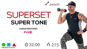 supertone resistance total body ad alta sollecitazione muscolare