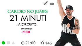 allenamento cardio con esercizi semplici della durata di 21 minuti